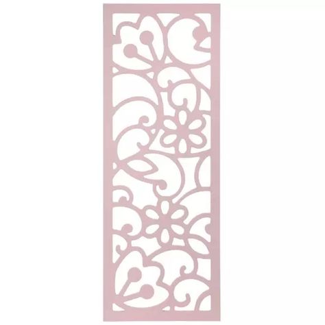 Hobby Lobby Girls Room, Grass Flower Wall, Pink Floral Wall, Cherry Blossom Decor, Mdf Color, Pink Pampas Grass, Bedroom 2024, Wall Decor Hobby Lobby, Grass Flower