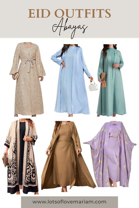 Many people like to dress in traditional clothing and if that is you then this post isn't for you. However, as I know some people like to wear modern outfits, I thought I would create a blog post with modern eid outfit ideas. Along with modest dresses, I have also found some stunning affordable abayas for those who just want to keep it simple but look dressed up. modest outfit ideas, eid outfit ideas, eid fits, eid outfits, spring outfits #eidoutfitideas #simpleeidoutfitideas #springoutfits Simple Eid Outfit Ideas, Eid Fits, Eid Outfits Ideas, Eid Outfit Ideas, Modest Outfit Ideas, Create A Blog, Eid Outfit, Eid Outfits, Modest Outfit