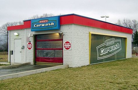 Car Wash Building Car Wash And Cafe Design, Carwash Design Architecture, Car Wash Exterior Design, Vintage Car Wash Aesthetic, Car Wash Company, Car Wash Services, Fountain Drink, About Cars, Star City