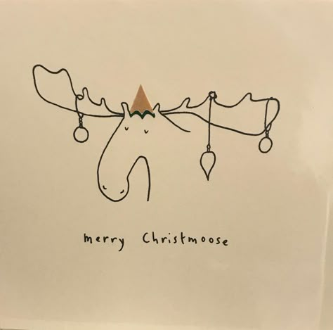 Holiday Card Drawing Ideas, Handrawn Christmas Card, Aesthetic Christmas Cards Handmade, Christmas Card Hand Drawn, Christmas Card Drawing Ideas Hand Drawn, Christmas Cards Drawing Simple, Christmas Card Doodles, Easy Christmas Watercolor Cards, Christmas Cards Simple