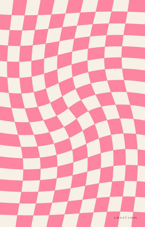 Pink Wavy Checkered Wallpaper, Pink Checkered Wallpaper Aesthetic, Wavy Checkered Pattern Wallpaper, Aesthetic Wallpaper Hd 1080p, Pink Checkered Wallpaper, Pink Checkered Background, Pink Y2k Background, Checkerboard Wallpaper, Wavy Checkerboard