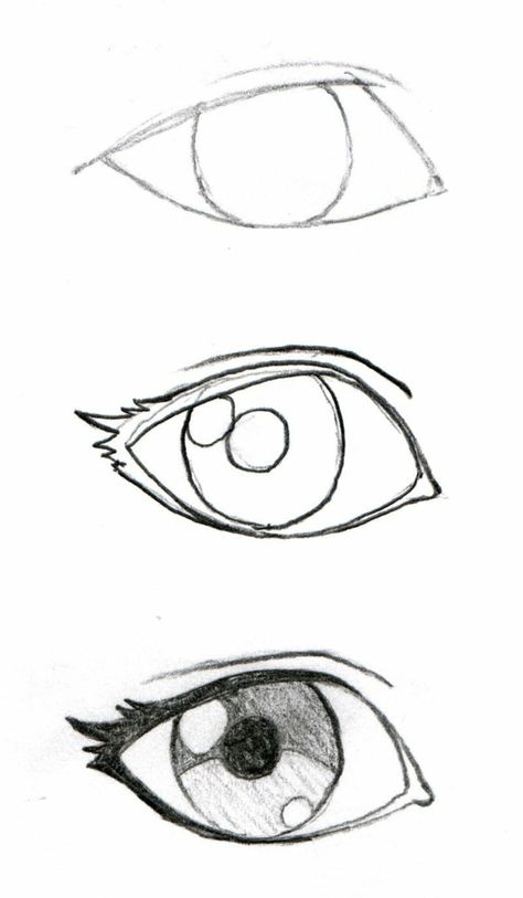 step by step diy tutorial in three steps, how to draw a crying eye, black pencil sketch on white background Draw An Eye, Eye Drawing Tutorials, Art Sketches Doodles, Eye Sketch, Seni Dan Kraf, Lips Drawing, Cartoon Sketches, Drawing For Beginners, Anime Eye Drawing