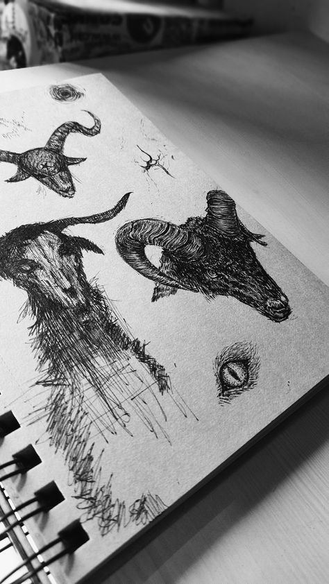 Charcoal Ideas Art, Dark Ink Drawings, Dark Forest Sketch, Gothic Ink Art, Horror Ink Drawing, Demons Draw Sketches, Horror Sketchbook Ideas, Demonic Drawings Sketches, Dark Pen Art