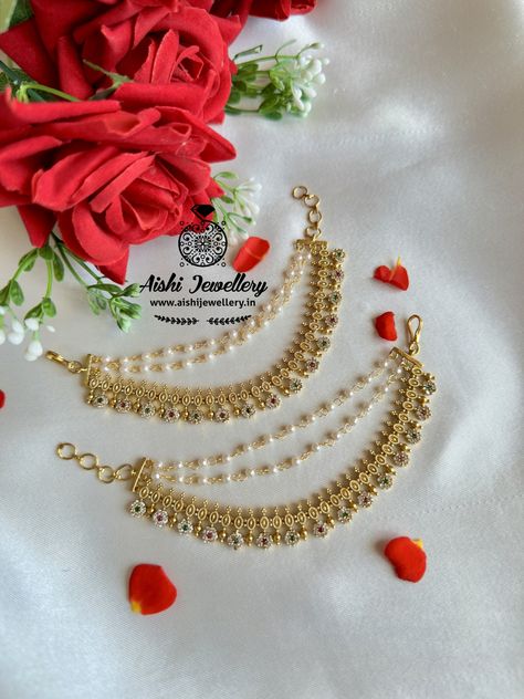 🌟Shop Now at www.aishijewellery.in 🌟Product Category: Ear Chain 🌟Whatsapp :+91-8124229558 . . . . . . . . . Imitation jewellery, Gold alike jewellery, Victorian jewellery, AD jewellery, Nagas jewellery, Artificial jewellery, budgeted jewellery, WomensFashion,Outfit Inspiration,Indianwear,Ethinwear American diamond jewellery, bridal jewellery, Jadau jewellery,Online shopping,necklace set,affordable finds,Accessories,Musthave,WardrobeEssential,affordable jewellery,viral,jewellery . . . . . . . ... Ad Jewellery, Jadau Jewellery, Wedding Jewelry Sets Bridal Jewellery, Victorian Jewellery, American Diamond Jewellery, Jewellery Bridal, Ear Chain, Artificial Jewellery, Jewellery Gold