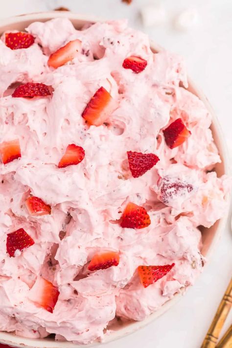 My Pins Saved Boards Recipes Desserts, Strawberry Fluff Salad Cool Whip, My Pins Saved Boards, Strawberry Fluff Salad, Cupcake Filling, Fluff Recipes, Fluff Salads, Dessert Salad Recipes, Sweet Salads