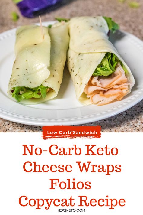 Folios Cheese Wraps Keto Copycat Recipe - No Carbs! Keto Wraps, Cheese Wraps, Low Carb Sandwiches, Keto Lunches, Easy Keto Diet, Cheese Wrap, Keto Cheese, Makanan Diet, Keto Lunch