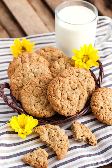 Cookies For Diabetics, Peanut Butter Honey Oatmeal, Honey Oatmeal Cookies, Peanut Butter Powder Recipes, Peanut Butter Jelly Time, Breakfast Cookie Recipe, Peanut Recipes, Peanut Butter Oatmeal Cookies, Peanut Butter Honey