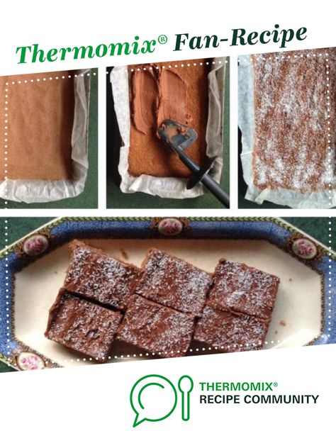 Chocolate Fudge Bars - The Australian Woman's Weekly by Thermo Yummo. A Thermomix <sup>®</sup> recipe in the category Baking - sweet on www.recipecommunity.com.au, the Thermomix <sup>®</sup> Community. Clean Eating Brownies, Chocolate Coconut Slice, Ultimate Chocolate Brownies, Chocolate Fudge Bars, Super Moist Chocolate Cake, Thermomix Baking, Coconut Slice, Chocolate Slice, Sweet Potato Brownies