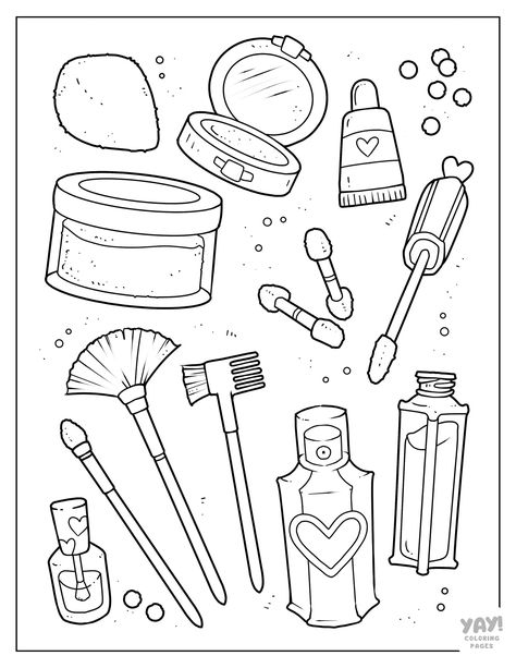 Bobbie Goods Coloring Pages Easy And Bold Coloring Pages, Make Up Coloring Pages, Melanie Martinez Coloring Book Pages, 1st Grade Coloring Pages, Nails Coloring Pages, Coloring Sheets Aesthetic, Ben 10 Coloring Pages, Aesthetic Coloring Pages Free Printable, Cute Aesthetic Coloring Pages