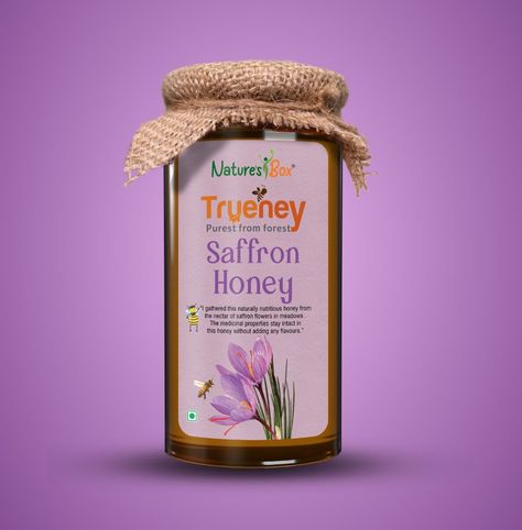 Trueney Saffron honey is gathered from the nectar of saffron buds in lush meadows of Kashmir, free from chemicals and pollution. Saffron honey is considered precious for its health benefits like relieving pains, aid breathing ailments, ease digestion, relax mind, promote sound sleep and keep skin glowing and healthy. Saffron Honey, Relax Mind, Organic Food Products, Turmeric And Honey, Pure Honey, Turmeric Powder, Skin Glowing, Organic Food, Food Products