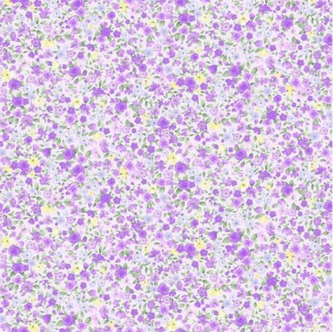 (Multiple quantities will be in a continuous piece) Tiny Antique Floral Lilac Fabric by Timeless Treasures 100% Cotton / Digital Print Width: 43"/44" Weight: 144 gm/sq m SKU: ROSE-CD2257  LILAC Macbook Backgrounds, Lilac Fabric, Wallpaper Iphone Summer, Purple Floral Print, Antique Floral, Baby Fabric, Purple Design, Journal Inspo, Purple Love