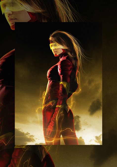 After the events of Crisis on Infinite Earths, all the world's that w… #fanfiction #Fanfiction #amreading #books #wattpad Female Speedster, Speedster Superhero, Female Flash, Jesse Quick, Civil Warrior, Flash Costume, Fan Poster, Dc Movies, Hero Costumes