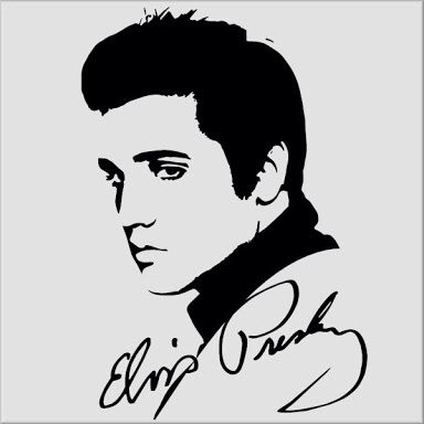 Elvis Presley Silhouette, Elvis Tattoo, Elvis Graceland, Silhouette Tattoo, Elvis Presley Memories, Face Stencils, Silhouette Tattoos, Elvis Presley Pictures, Silhouette Painting