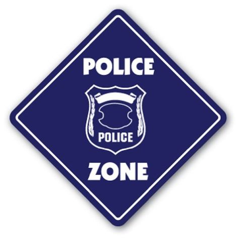 POLICE ZONE Sign signs law enforcement cop k9 gift >>> To view further for this item, visit the image link. Police Officer Office Ideas, Police Decorations House, Police Investigation Board, Police Department Office, Police Sign, Crossing Sign, Plastic Signs, Amazon Com, Yard Signs