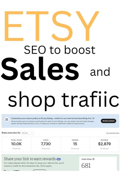 I don't understand how can ETSY shoppers expect potential customers reach without proper Digital marketing strategies. Once you drive Etsy traffic towards your SEO friendly ETSY listing then you can persuade your customers to buy with Aristotle marketing triangle.



Your listings Title, description and 13 tags should have relevancy because search engine algorithm mostly fetch search result on based of relevancy. if you don't know how it works we ill help you to boost your ETSY sales Seo 2023, Etsy Halloween, Etsy Seo, Increase Sales, Etsy Sales, Halloween Wallpaper, Professional Services, Seo Services, Virtual Assistant