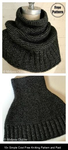 The Simple Cowl Free Knitting Pattern is a great way to fend off the first chill of winter because it's smaller and quicker to knit than your average scarf. Knitting Terms, Crazy Daisy, Pattern Simple, Popsicle Stick Crafts, Purl Stitch, Cowl Pattern, Easy Knitting Patterns, Knit Cowl, Crochet Stitch