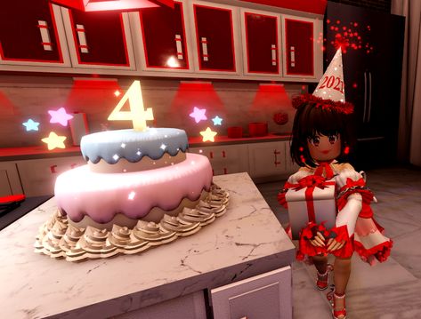 I know i'm late but... Happy 4th birthday Royale High!!! #roblox #royalehigh Royale High Birthday Party, Roblox Royale High, Roblox Cake, Sleepover Birthday Parties, Happy 4th Birthday, Sweet 16 Birthday Party, Today Is My Birthday, Royale High, 16th Birthday Party