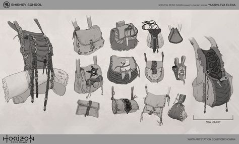 ArtStation - Horizon Zero Dawn, Nora Tribe - fan concept art, Elena Yakovleva Draw Objects, Majestic Art, Props Concept, Chara Design, Props Art, Fantasy Props, Horizon Zero Dawn, Prop Design, Visual Development