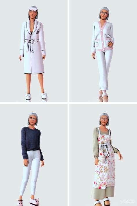 Elder's Look Book / Night In | Patreon Ts4 Elder Clothes, Ts4 Cc Elder Clothes, Sims 4 Cc Elderly Clothes, Sims 4 Cc For Elders, Sims 4 Elderly Clothes, Sims 4 Cc Old Lady Clothes, Sims 4 Cc Elder Clothes Patreon, Sims 4 Cc Clothes For Elders, Sims Elder Cc