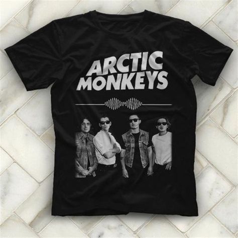 Arctic Monkeys Shirt, Arctic Monkeys T Shirt, Clothing Aesthetics, Monkeys Band, Rock Band Shirts, Monkey T Shirt, Artic Monkeys, Metal T Shirts, Slipknot