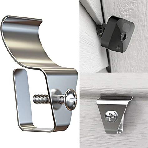 Vinyl Siding Hooks for All-New Blink Outdoor Camera, No-Hole Needed Outdoor Siding Clips for Mounting Blink Outdoor Security Camera System, Stainless Steel Siding Mount (12 Pack) Vinyl Siding Hooks, Outdoor Siding, Blink Camera, Solar Panel Lights, Ring Camera, Steel Siding, Shower Storage, Aluminum Siding, Outdoor Camera