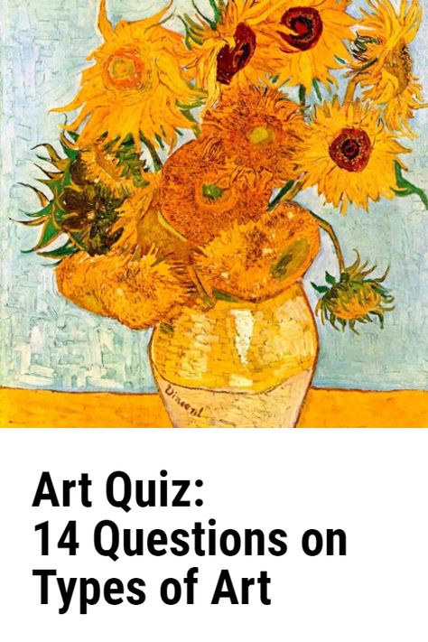 Many people believe that art is one of humanity&apos;s greatest treasures. It helps us discover the beauty of this world and contributes to our spiritual development, awakens our imagination and opens new horizons. Every day we can&apos;t stop admiring sculptures, paintings, music and other works of art created by great artists. The Art Quiz for Connoisseurs consists of 20 questions on different types of art. Test your knowledge! #art #quizzes #trivia #questions Different Types Of Art, Art Quiz, History Quiz, Art Test, Interesting Quizzes, Quiz Questions And Answers, Trivia Quizzes, Light Sensitivity, 20 Questions