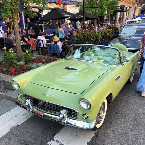 Land vehicle, Vehicle, Motor vehicle, Car, Classic car, Coupé, Classic, Convertible, Custom car, Sedan, Thunderbird Car, 1956 Ford Thunderbird, Ford Thunderbird Convertible, Thunderbird Convertible, Boulevardier, Pimp My Ride, Corvette Zr1, Movie Cars, Ford Falcon