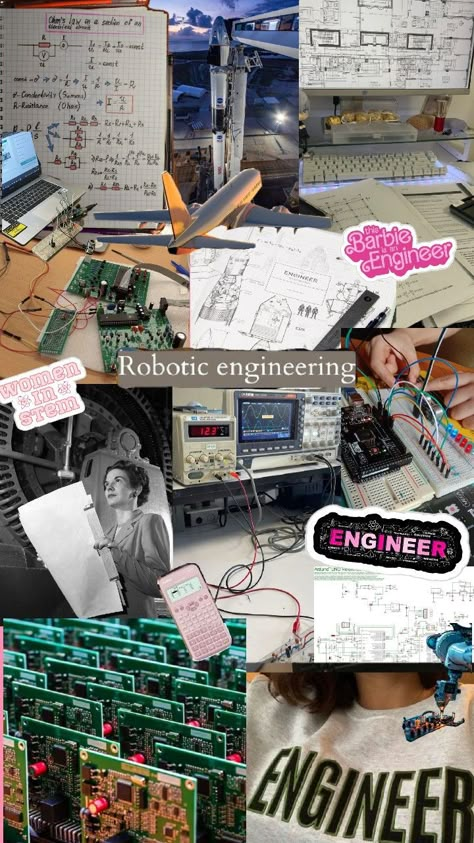 Electrical Engineer Aesthetic, Civil Engineering Wallpaper Aesthetic Girl, Female Engineer Aesthetic, College Majors Aesthetic, Majors Aesthetic, Robots Aesthetic, Engineer Woman, Engineer Aesthetic, Engineering Aesthetic