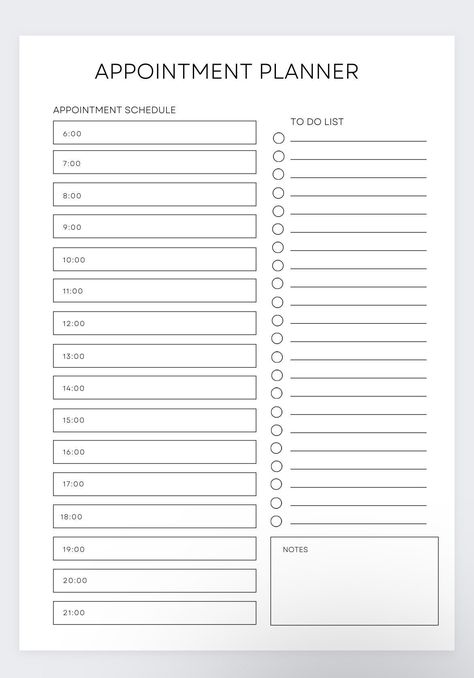 This Appointment Planner will help you keep track of appointments, clients, meetings or events on a hourly event. Never forget an appointment again perfect for day to day usage to help with remembering doctors appointments, lunches, dates, meetings or important events. It could also work extremely well for small businesses that tend to work with clients and appointments on a day to day appointments. This is perfect fir remembering each and every appointment scheduled. This could be perfect when keeping track of clients, creating bookings or managing bookings.  Appointment Tracker,Client Appointment, Appointment Planner,Hourly Planner Daily,Daily Schedule,Hourly Planner,24 Hour Daily Planner,Daily To Do List,Everyday Planner,Day Planner Hourly To Do List, Work Hours Tracker, To Do List Everyday, Daily Appointment Planner, Weekly Appointment Planner, Diy Planner Ideas, Work Planner Organization, Appointment Planner, Everyday Planner