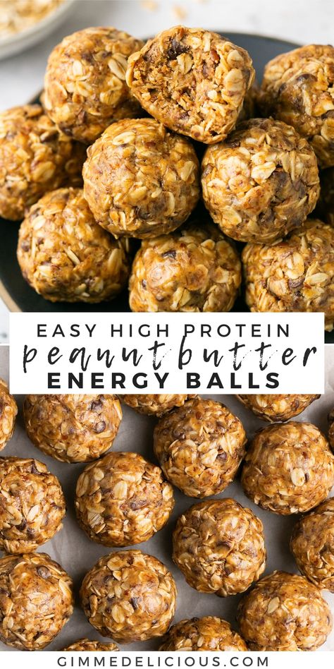 The Best Energy Balls, All Recipes.com Website Recipes, Power Ball Recipe, Protein Balls With Protein Powder, Running Snacks, Wrestling Diet, Granola Balls, Power Bites, Health Bars