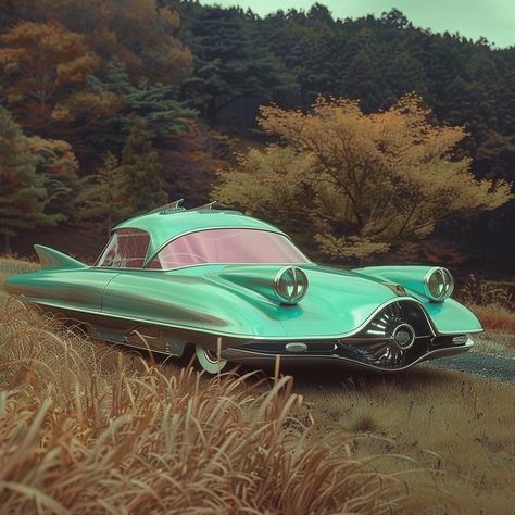 Rural Japan Year 2202 . . . . . . . . . . . . . #carstagram #carsofinstagram #futurism #alternatehistory #retrofuturism #fantasycarsdaily #luxurycarlife #luxurycar #dailycarspost #aiartcommunity #midjourney #aiartcommunity #ai #retroart #carshow #sciencefiction #digitalart #spaceage #conceptcars 60s Retro Futurism, 60s Futurism, Rural Japan, Concept Cars Vintage, Old American Cars, Space Car, Fantasy Cars, Custom Cars Paint, Concept Car Design