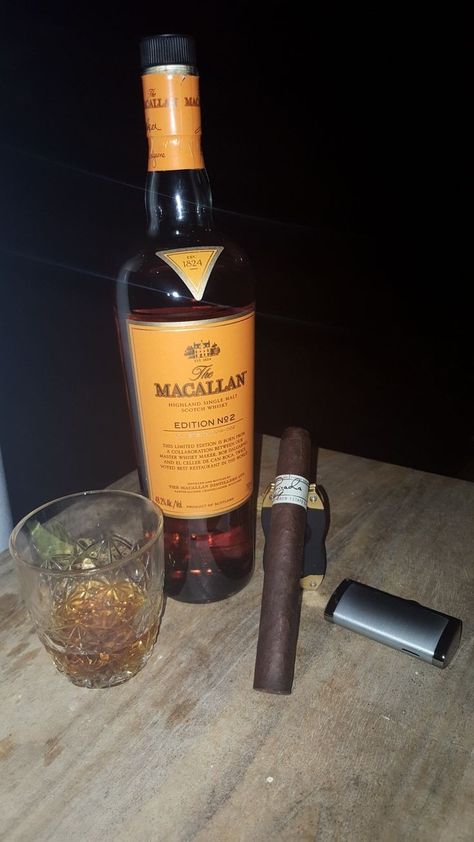 Cigars And Women, Manly Stuff, Baked Avocado, Cool Lighters, Good Cigars, Cigars And Whiskey, Scotch Whisky, Single Malt, Macallan Whiskey Bottle