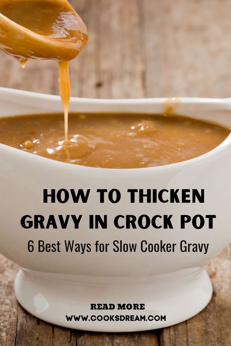 Roast Gravy Recipe, Pot Roast Gravy, Thicken Gravy, Roast Gravy, Beef Gravy, Slow Cooker Roast, Crockpot Roast, Pot Roast Slow Cooker, Homemade Gravy