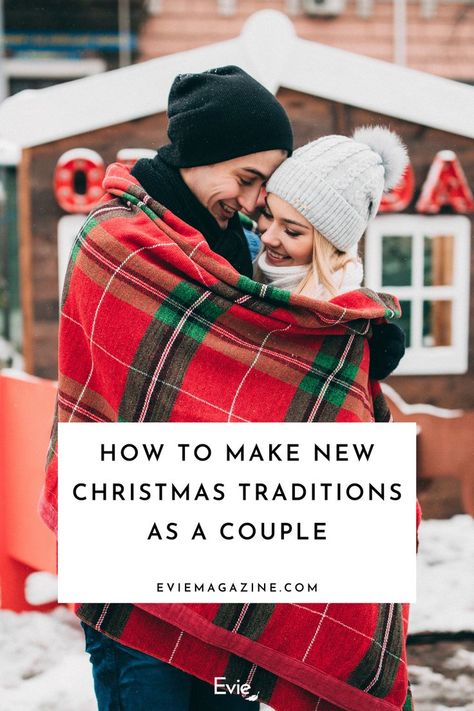 First Christmas Married Traditions, First Year Married Christmas Card, Couples First Christmas Ideas, First Christmas Married Gifts, New Christmas Traditions, Couples First Christmas, First Married Christmas, Traditions To Start, Christ Centered Christmas