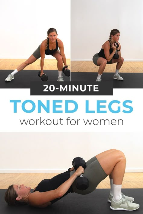 Leg And Hip Workout At Home, 20 Minute Leg Workout At Home, At Home Leg Strength Workout, Women Leg Workout Home, 20 Minute Leg Workout, 20 Minute Lower Body Workout, 20 Minute Workouts, Quick Leg Workout At Home, Beginner Lower Body Workout At Home