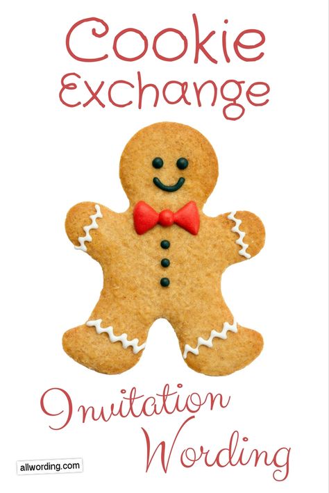 Hosting a Christmas cookie exchange? Here are some ideas and examples for the invitations. Cookie Exchange Rules, Clothing Swap Party, Swap Party Invitation, Ugly Christmas Sweater Invitations, Christmas Cookie Swap Party, Funny Christmas Party Invitations, Cookie Exchange Invitation, Cookie Swap Party, Birthday Party Invitation Wording