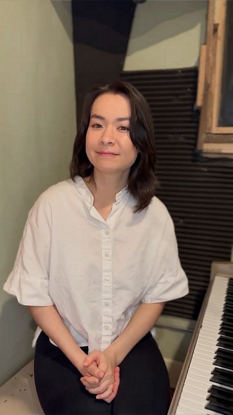 Mitski Portrait, Mitski Short Hair, Mitski Icons, White Chicks, Love Me More, The Way I Feel, Love U So Much, I Love My Girlfriend, White Button Down