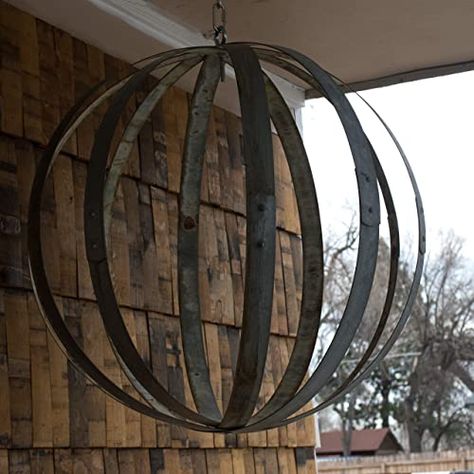 Wine Barrel Metal Ring Ideas, Stave Projects, Barrel Crafts, Wine Barrel Art, Wine Barrel Crafts, Wine Barrel Rings, Barrel Ideas, Barrel Projects, Barrel Decor