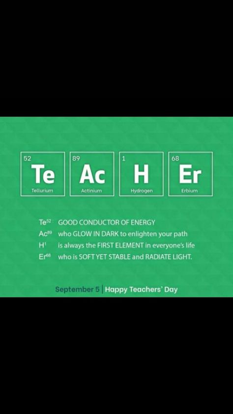 Chemistry Teacher Quotes, Quotes For Teachers Day, Acronym Words, Teacher's Day Card Ideas, Teachers Day Drawing, Greeting Cards For Teachers, Teachers Day Poster, Teacher Appreciation Quotes, Math Quotes