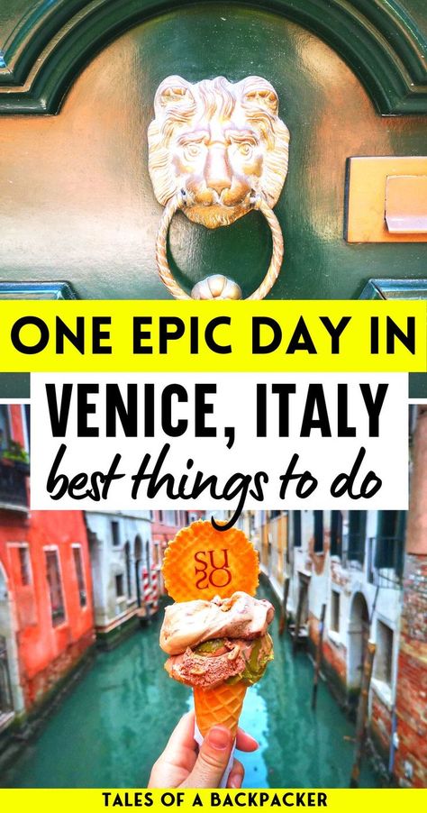 Venice In One Day, Venice In A Day, Europe Honeymoon, Venice Hotels, Visit Venice, Europe Holidays, Things To Do In Italy, Honeymoon Places, Manage Your Time