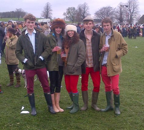 Wellies.  Essential for the country! Wellies Outfit, Sloane Ranger, Preppy Handbook, Brideshead Revisited, Fairfax And Favor, Hunter Wellies, Red Trousers, Barbour Jacket, Duchess Of York