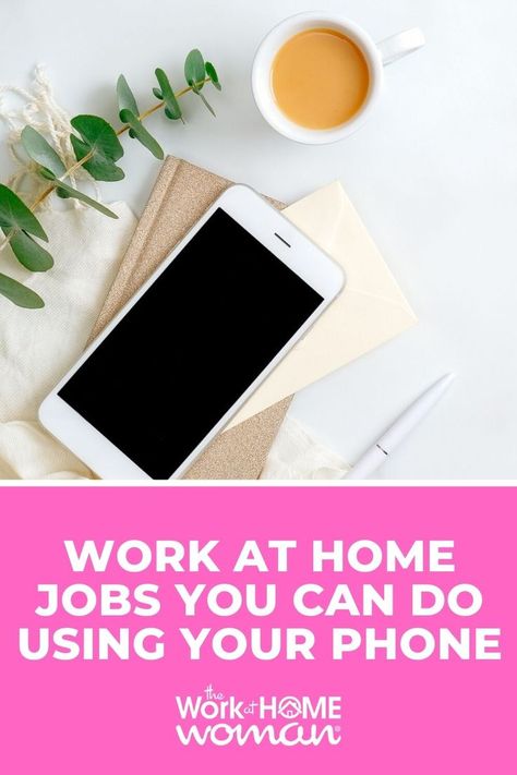 No laptop, no problem! Here is a list of flexible and remote jobs that you can do on your mobile phone! #cellphone #apps #makemoney Online Jobs For Students, Work At Home Jobs, At Home Jobs, Typing Jobs, Virtual Assistant Jobs, Data Entry Jobs, Legitimate Work From Home, Student Jobs, Online Jobs From Home