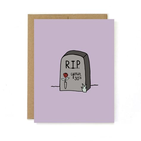 This Birthday Cards item by Unblushing has 104 favorites from Etsy shoppers. Ships from United States. Listed on May 11, 2024 Diy 40th Birthday Card, Rip Birthday, Rip 30s, 30s Birthday, 40th Birthday Card, Funniest Valentines Cards, Husband Card, Birthday Illustration, 40th Birthday Cards