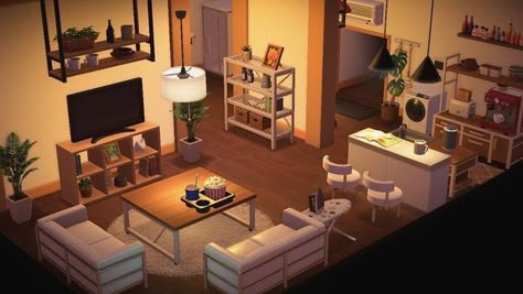 Animal Crossing Interior, Animal Crossing House, Acnh Interior, Acnh Hhp, Acnh House, Happy Home Paradise, Ac Ideas, Happy Home Designer, Acnh Inspiration