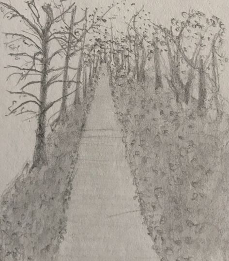 Daily art challenge #15 – walkway – Ganga Art Gallery | easy landscape drawing for beginners | pathway graphite drawing | pencil sketch Pathway Sketch, Pathway Drawing, Landscaping Sketch, Daily Art Challenge, Sketch For Beginners, Easy Landscape, Backyard Plan, Fencing Ideas, Backyard Water Feature