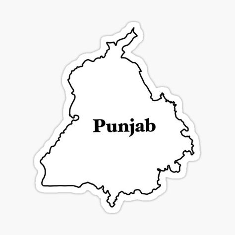 "Punjab Map" Sticker by PurpleClouds26 | Redbubble Punjab Map Logo, Sidhu Moose Wala Wallpaper Cartoon, Punjab Map, Map Logo, Ethnic Pattern Design, Forearm Band Tattoos, Armband Tattoo Design, Map Tattoos, Shiva Tattoo Design