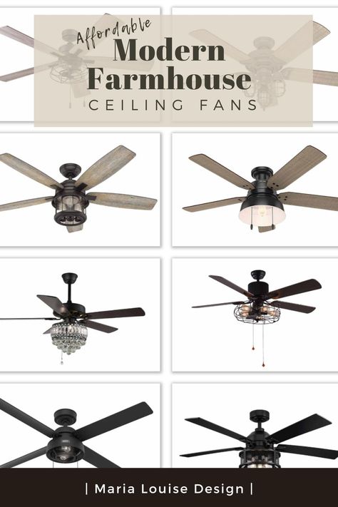 Large Ceiling Fan Living Rooms Farmhouse, Farmhouse Fan Ceilings, Modern Farmhouse Ceiling Fans, Modern Farmhouse Ceiling Fan, Farmhouse Fan, Farmhouse Ceiling Fans, Stone Hedge, Modern Farmhouse Ceiling, Farmhouse Chic Bedroom