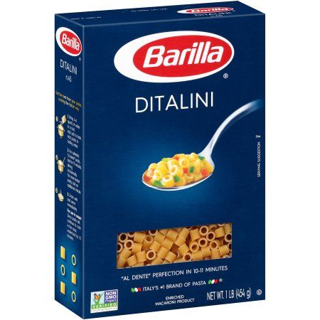 Barilla® Ditalini Pasta 1 lb. Box Ditalini Pasta, Grocery Lists, Pasta, Drinks