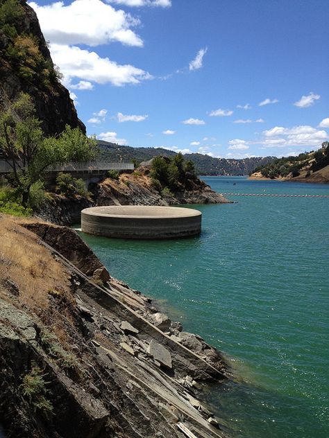 The Glory Hole - Lake Berryessa, Napa, California by Brad Andersohn Lake Berryessa California, Lake Berryessa, Napa California, Water Delivery, Napa Ca, Central California, Water Level, Travel Info, The Glory