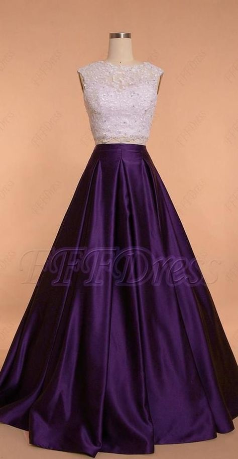 Skirt Gowns Long, Purple Dress Ideas Outfit, One Piece Dress Long Gown, Purple Long Skirt Outfit, Purple Gown Indian, Dark Purple Skirt Outfit, Long Purple Skirt Outfit, Purple Dress Indian, Purple Two Piece Outfit